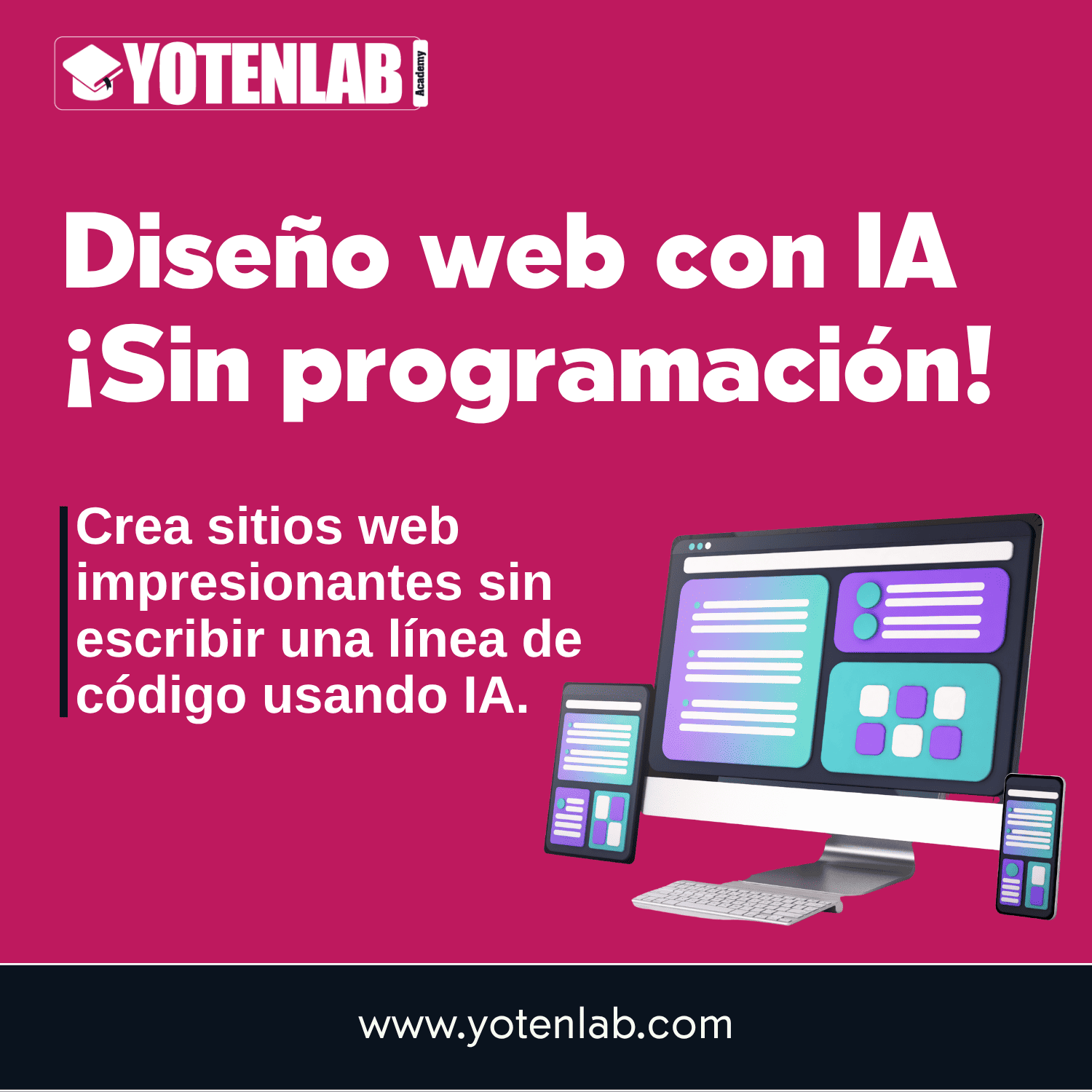 Diseño web con IA ¡Sin programación!